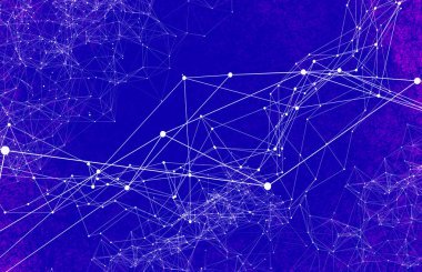 Soyut teknoloji geometrik fütüristik çizgiler arka plan