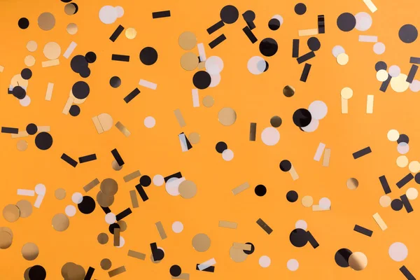 Siyah beyaz ve turuncu ile soyut arka plan — Stok fotoğraf
