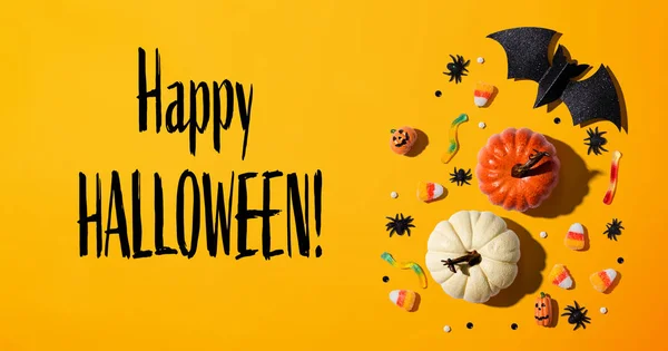 Feliz mensagem de Halloween — Fotografia de Stock