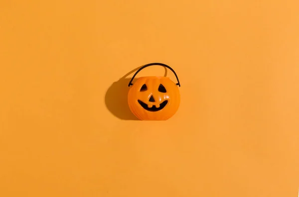 Halloween pompoen bovenaanzicht — Stockfoto