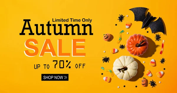 Banner de venta de otoño —  Fotos de Stock