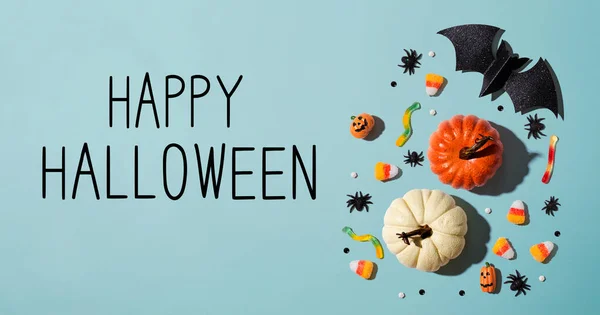 Feliz mensaje de Halloween —  Fotos de Stock