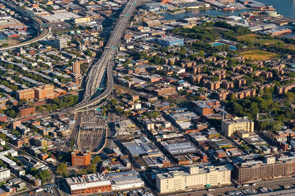 Vue aérienne de Brooklyn, New York — Photo