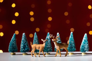 Noel tatil tema deer ile