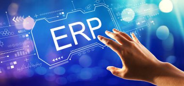 El ile bir düğmeye basarak kurumsal kaynak planlama