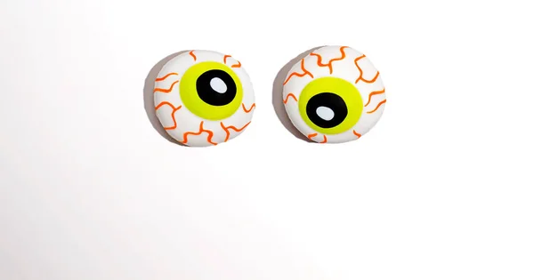 Halloween theme with eyeballs — Stock Photo, Image