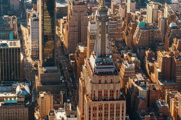 Vista aérea de Midtown Manhattan Nueva York — Foto de Stock