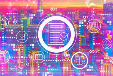 San Francisco şehir merkeziyle uyum teması