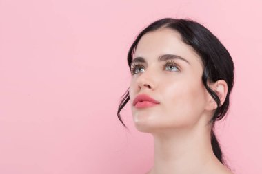 Cilt Bakımı tema olan güzel kadın