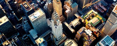 Havadan görünümü Midtown, Manhattan New York