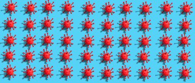 Viral grip salgını ve Coronavirüs konsepti