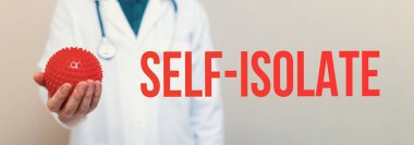 Bir tıp doktoruyla kendini izole etme teması