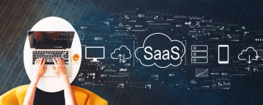 SaaS - bilgisayar kullanan kişinin hizmet kavramı olarak yazılım