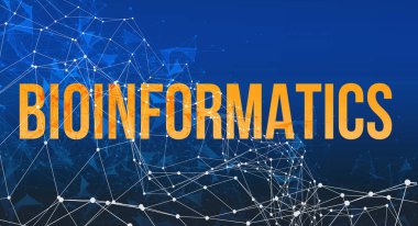 Soyut ağ çizgileri ile biyoenformatik temasıName