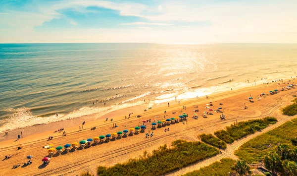 Aerial view of the ocean at Myrtle Beach, SC — Stock Photo, Image