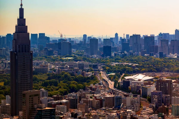 Vista aérea del paisaje urbano de Tokio —  Fotos de Stock