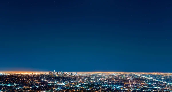 Αεροφωτογραφία του Downtown Los Angeles — Φωτογραφία Αρχείου