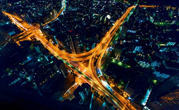 Tóquio vista aérea da paisagem urbana — Fotografia de Stock