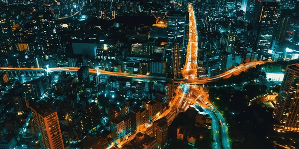 东京城市景观空中景观 — 图库照片