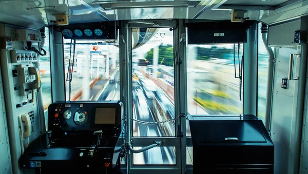 Het opgeschort monorail systeem in Chiba, Japan — Stockfoto