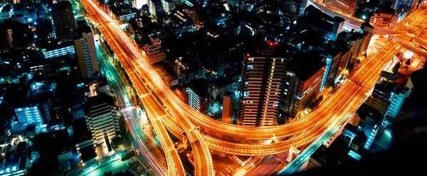 Vista aerea del paesaggio urbano di Tokyo — Foto Stock