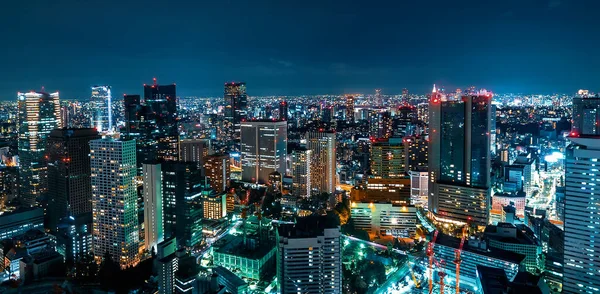 Tokyo paysage urbain vue aérienne — Photo