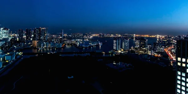 Vista aerea del paesaggio urbano di Tokyo — Foto Stock