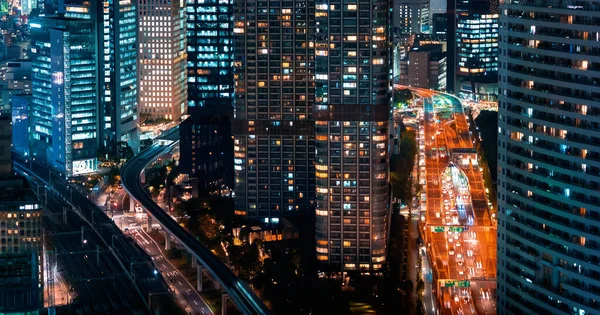 東京の街並み空中風景 — ストック写真
