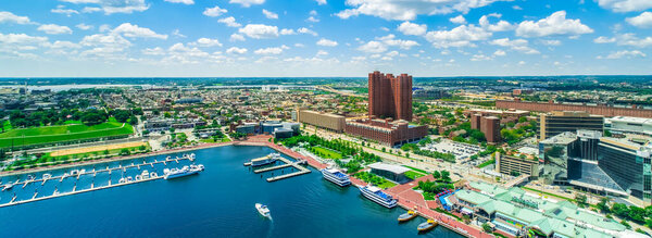 Inner harbor in Baltimore, Maryland