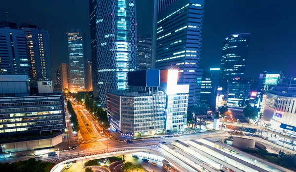 Tokyo cityscape letecký pohled — Stock fotografie