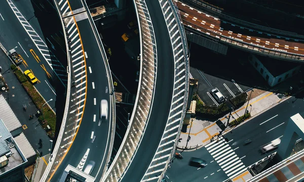 Tóquio vista aérea da paisagem urbana — Fotografia de Stock