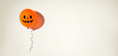 Mutlu yüzlü Cadılar Bayramı balonu hayaleti