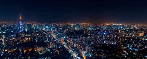 东京城市景观空中景观 — 图库照片