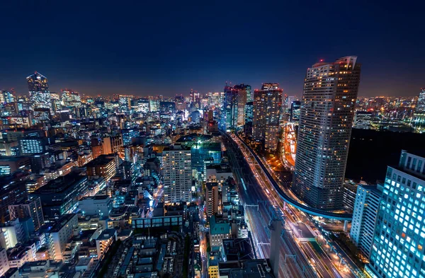 Tóquio vista aérea da paisagem urbana — Fotografia de Stock