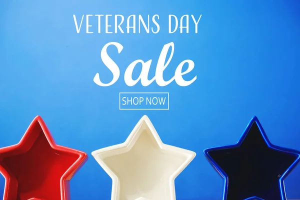 Veterans day sale message — Stock fotografie