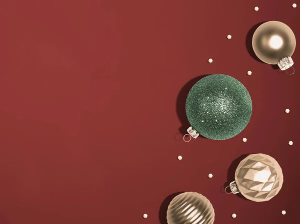 Adornos de adornos de Navidad — Foto de Stock