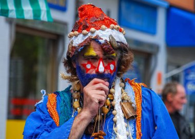 A man dressed for a Carnival in Malm, Sweden