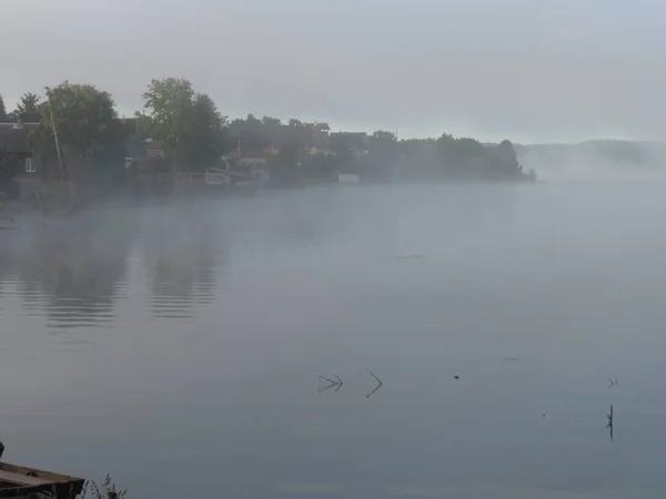 Morning Fog Water — Stock Photo, Image