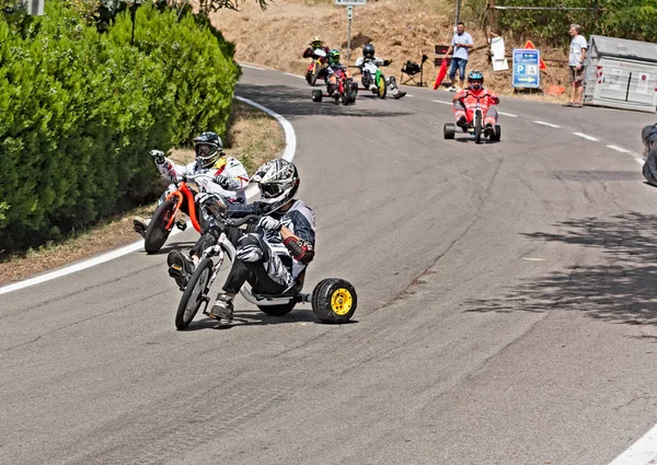 Ausstellung Der Trike Rutsche Während Der Europameisterschaft Juli 2012 Predappio — Stockfoto