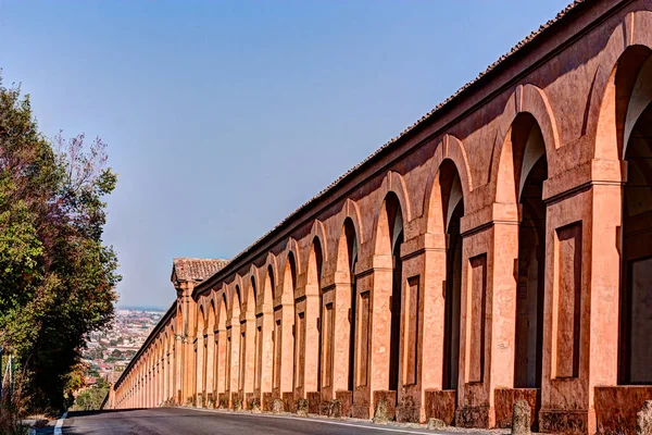 Portico San Luca Bologna Iraly Die Veranda Die Das Heiligtum — Stockfoto
