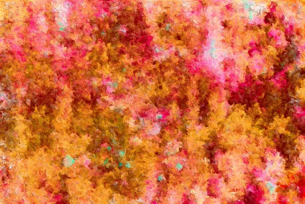 Деталь Імпресіоністського Мистецтва Пензлі Живопису Барвиста Абстрактна Текстура — стокове фото