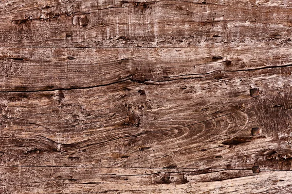 Gamla Plank Knotiga Trä Med Woodworm Hål Bakgrundsstruktur Spruckna Träskiva — Stockfoto