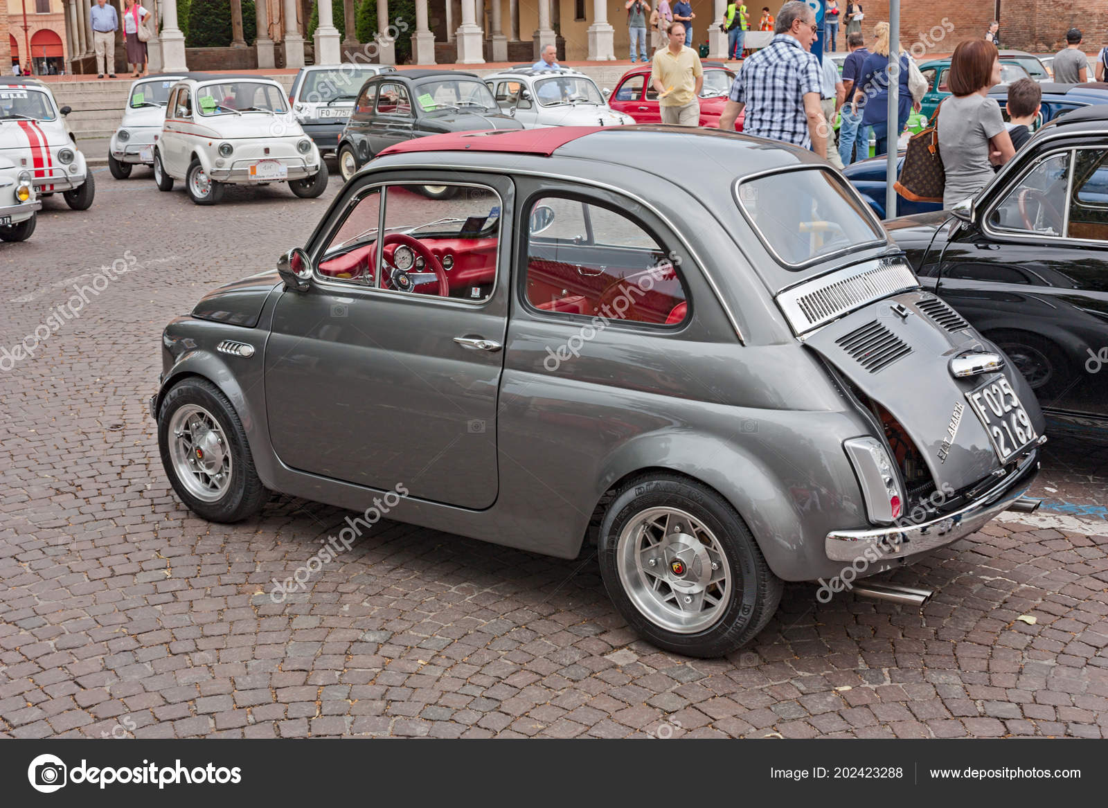 Vintage Italian Tuned Car Fiat 500 Abarth Emozioni 500 Rally Stock Editorial Photo C Ermess