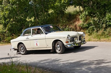 klasik arabalar için miting eski bir araba Volvo Amazon 121 (1961) çalışır 