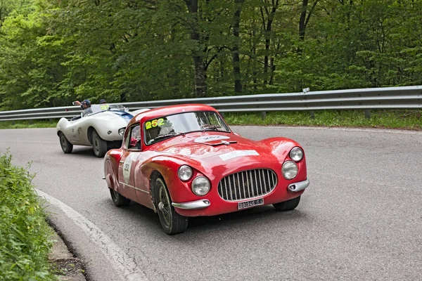 Old Sports Car Fiat 1953 Rally Mille Miglia 2013 Famous — Stock Photo, Image