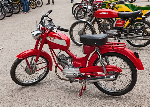 Old Italian Moped Moto Morini Corsarino Donna Exposed Motor Festival — Stock Photo, Image