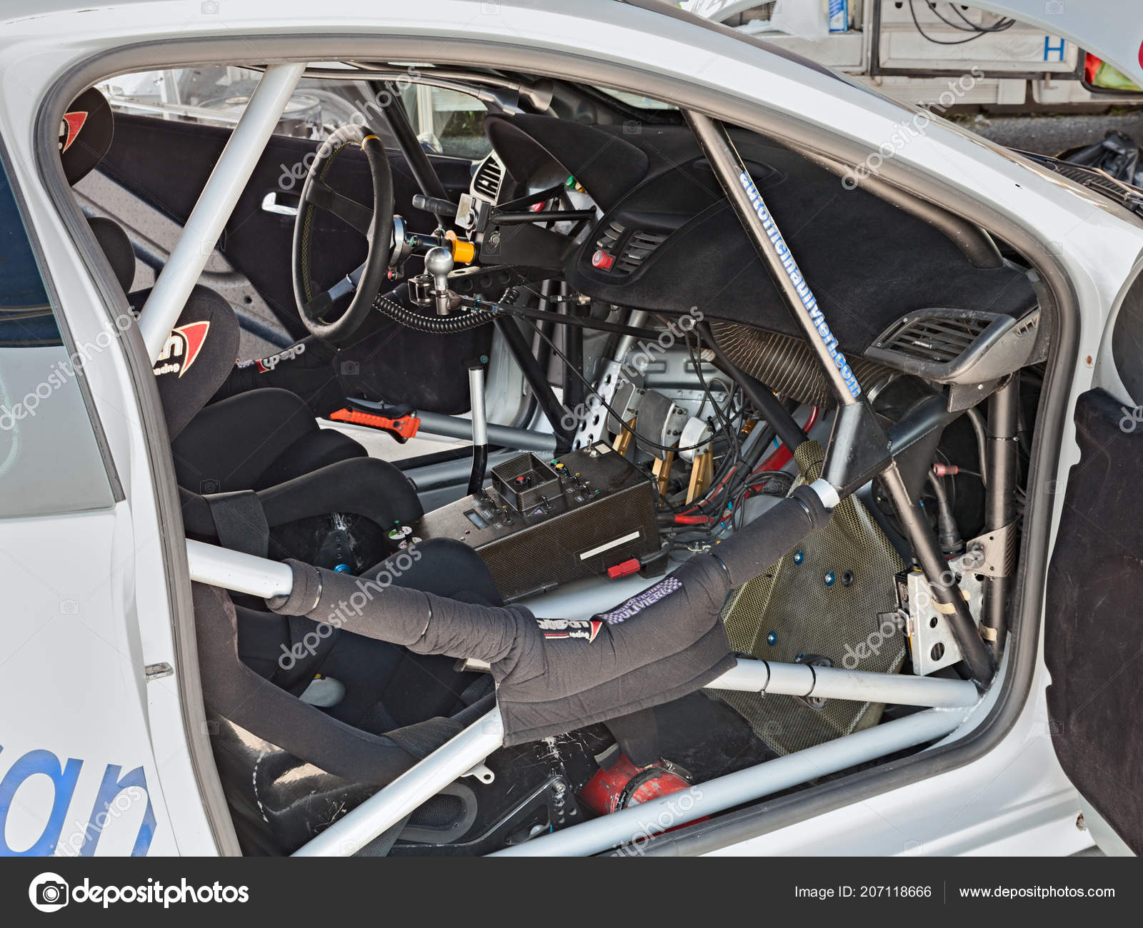 Interior Racing Car Peugeot 207 Winner Competition Rally