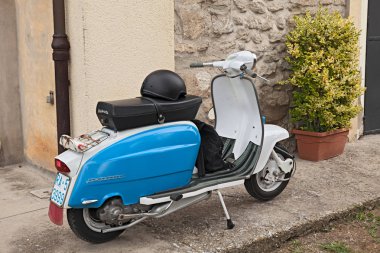 Vintage İtalyan scooter INNOCENTI lambretta ralli 
