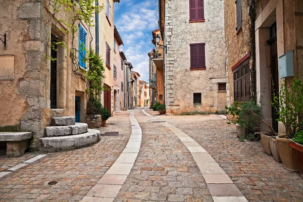 Mons Var Provence France Picturesque Cityscape Ancient Village Perched Top — Stock Photo, Image