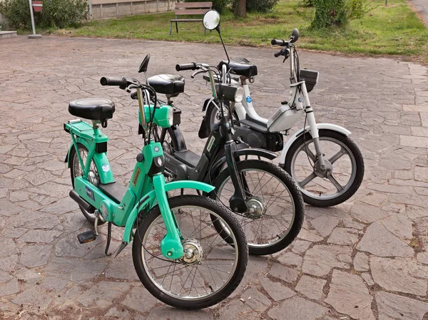 Piangipane Itálie Dubna 2015 Vintage Italské Mopedy Ciao Bravo Piaggio — Stock fotografie